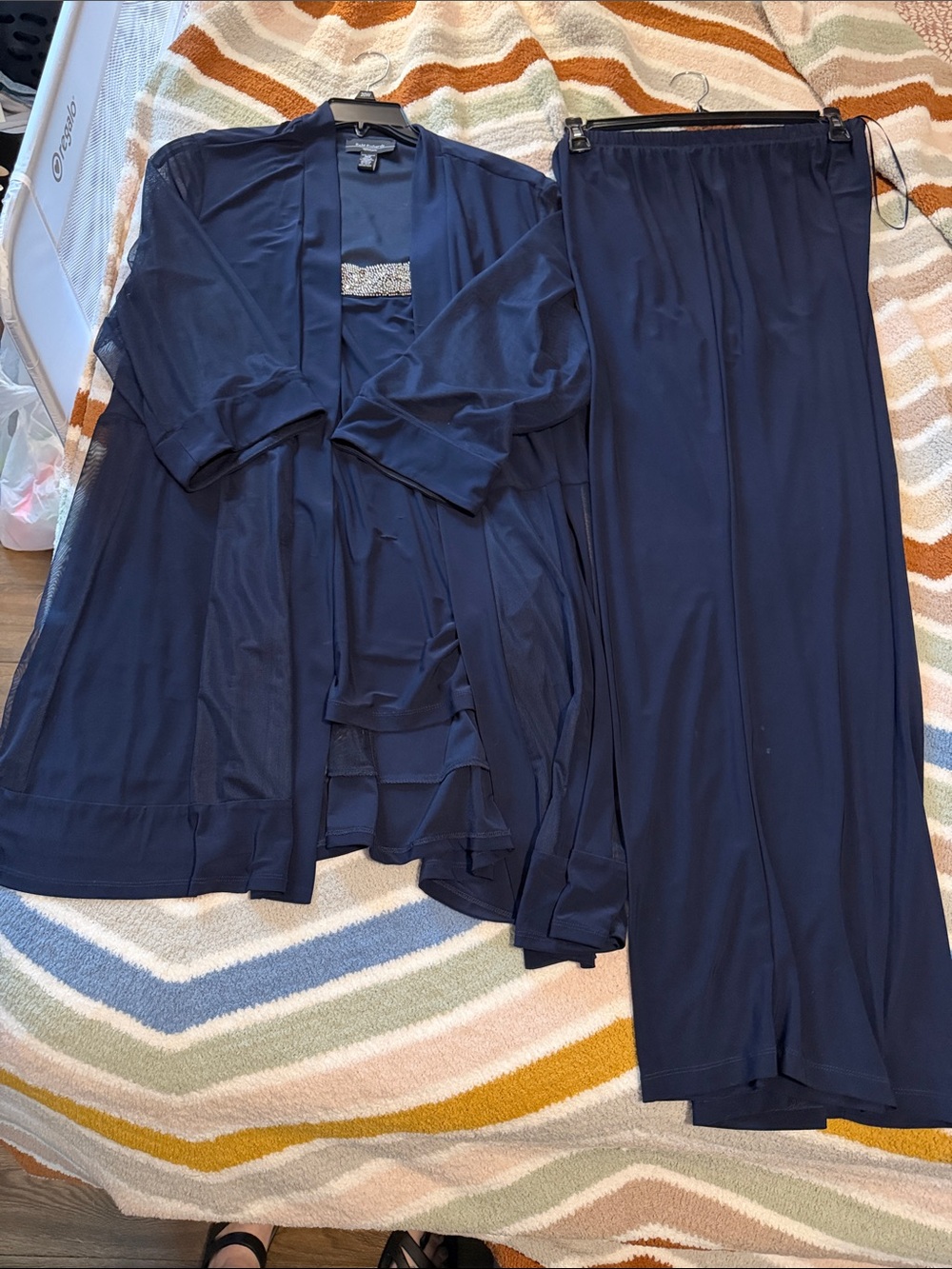 R&M Richards Woman Navy Dress Jacket and pants - Picture 8 of 11